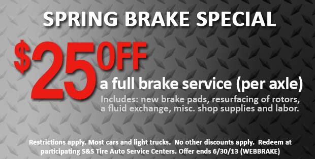 Spring Brake Promotion