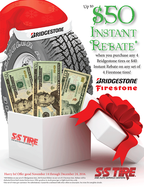 Firestone Bridgestone Tire Rebate