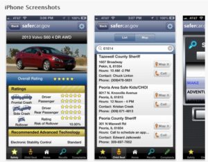 Safercar App Screenshots