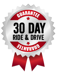 30 Day ride & Drive Guarantee