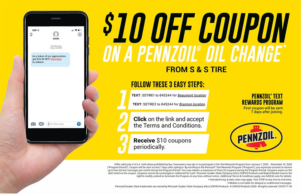 Rebates and Promotions S&S Tires