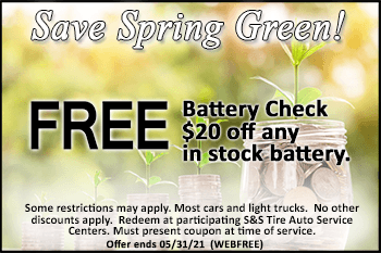 Coupons | S&amp;S Tires