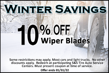 10% off wiper blades coupon