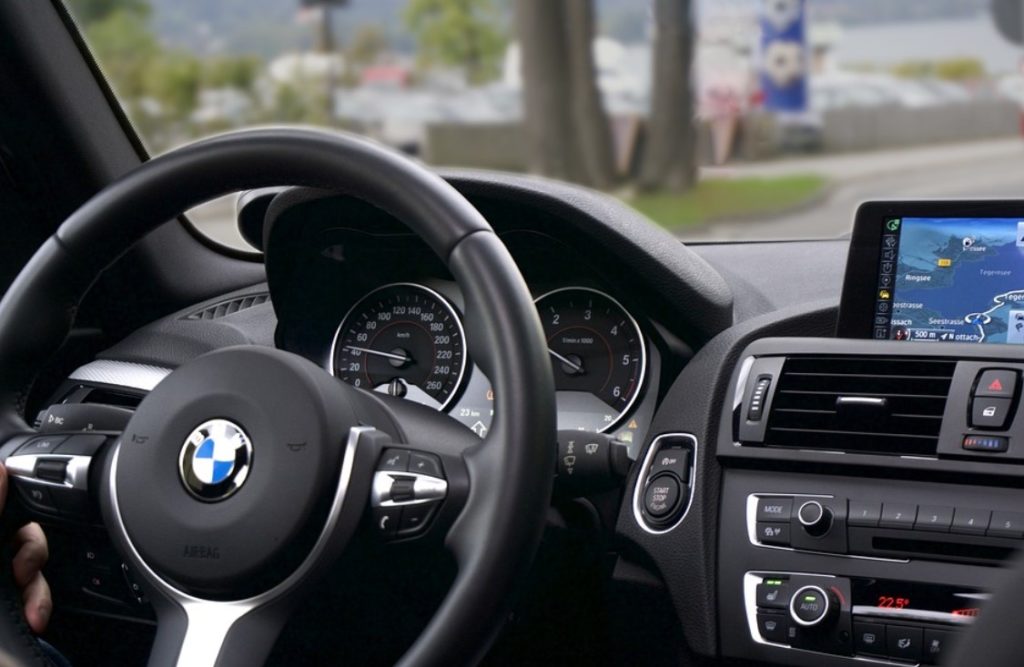 BMW Dashboard and Steering Wheel