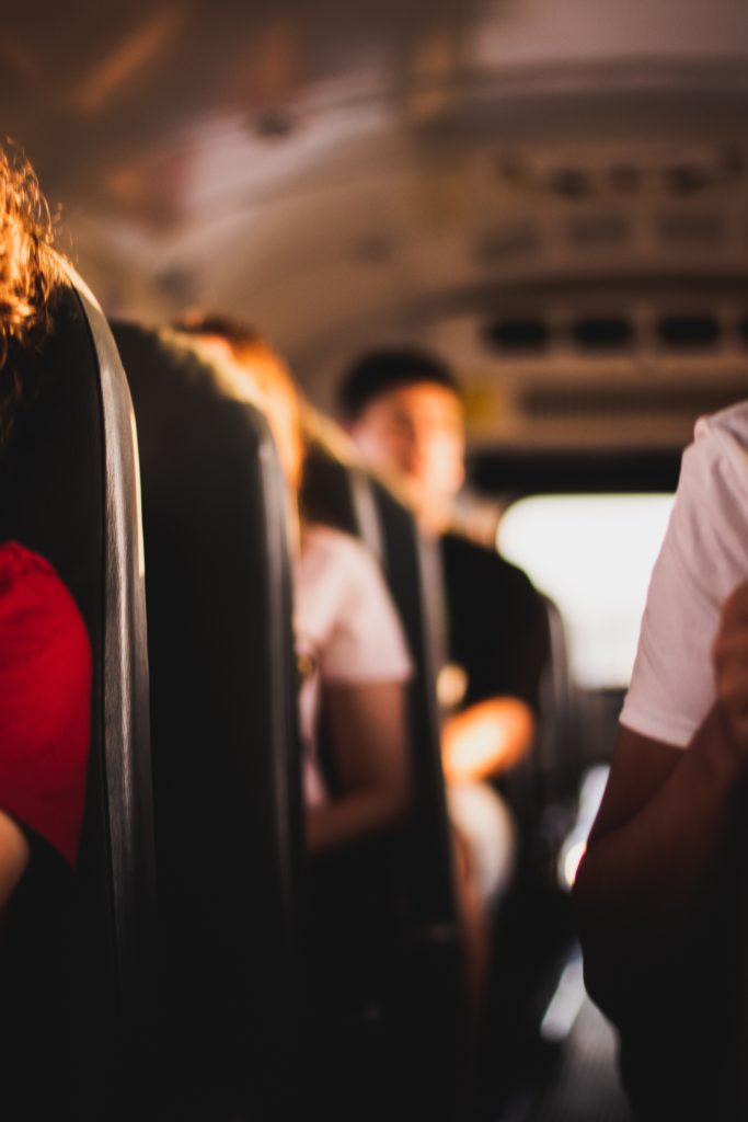 Children on a School Bus