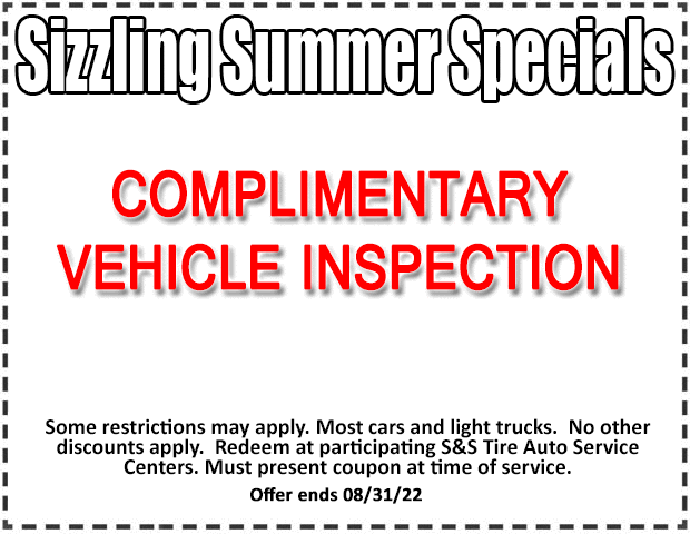Complimentary Vehicle Inspection coupon