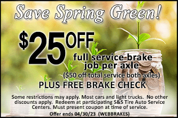 $25 off brake job coupon