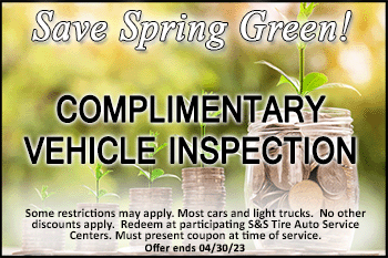 Complimentary Vehicle Inspection offer