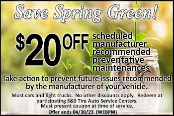 $20 off maintenance coupon