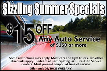 $15 off auto service coupon