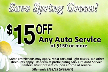 $15 off auto service coupon