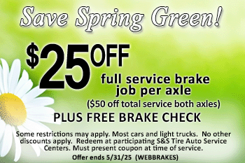 $25 off brake job coupon
