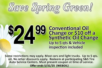 $24.99 conventional oil change coupon