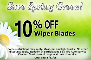 10% off wiper blades coupon