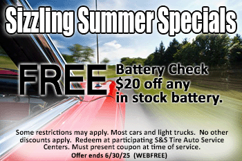Free Battery Check coupon