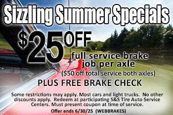 $25 off brake job coupon