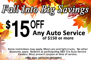 $15 off auto service coupon