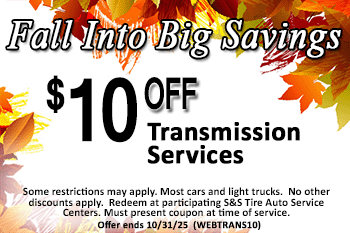 $10 off transmission service coupon
