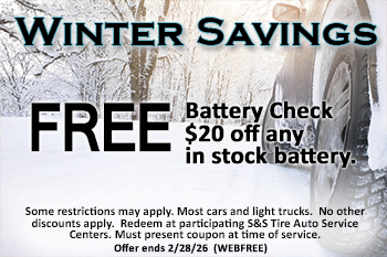 Free Battery Check coupon