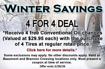 4 free oil changes coupon