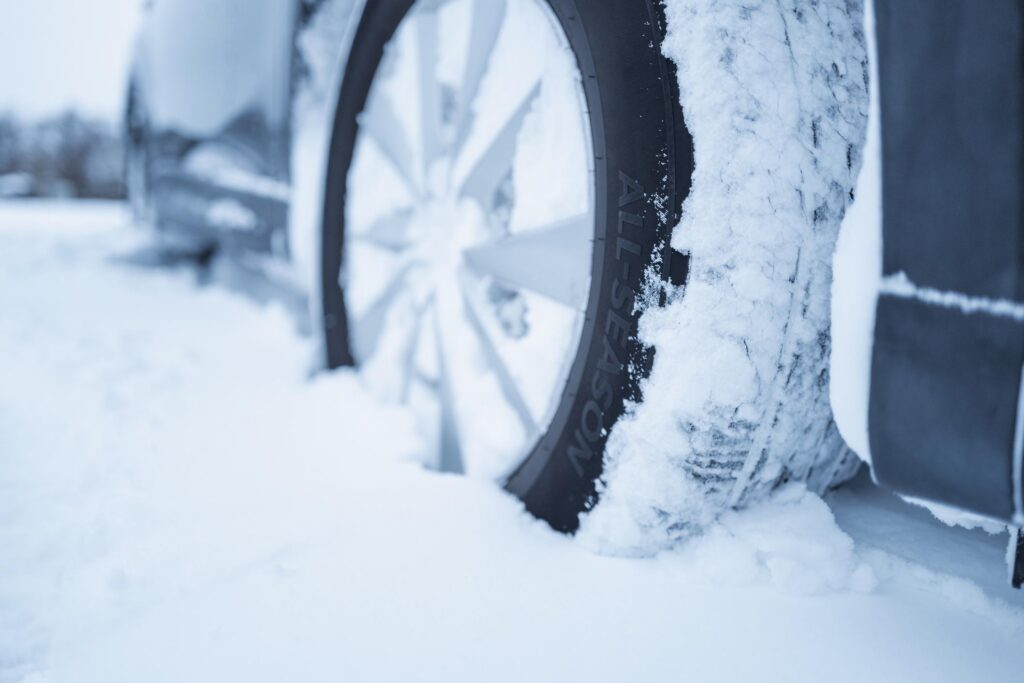 Tire in Snow Tire Pressure Changes