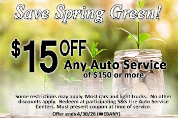 $15 off auto service coupon