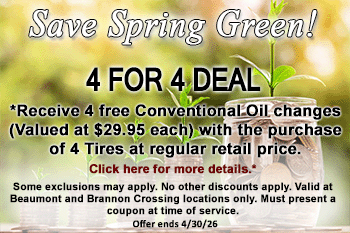 4 free oil changes coupon