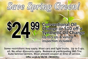 $24.99 conventional oil change coupon