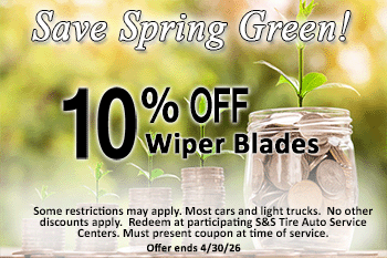 10% off wiper blades coupon