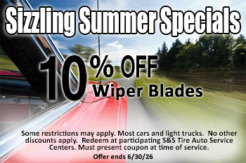 10% off wiper blades coupon