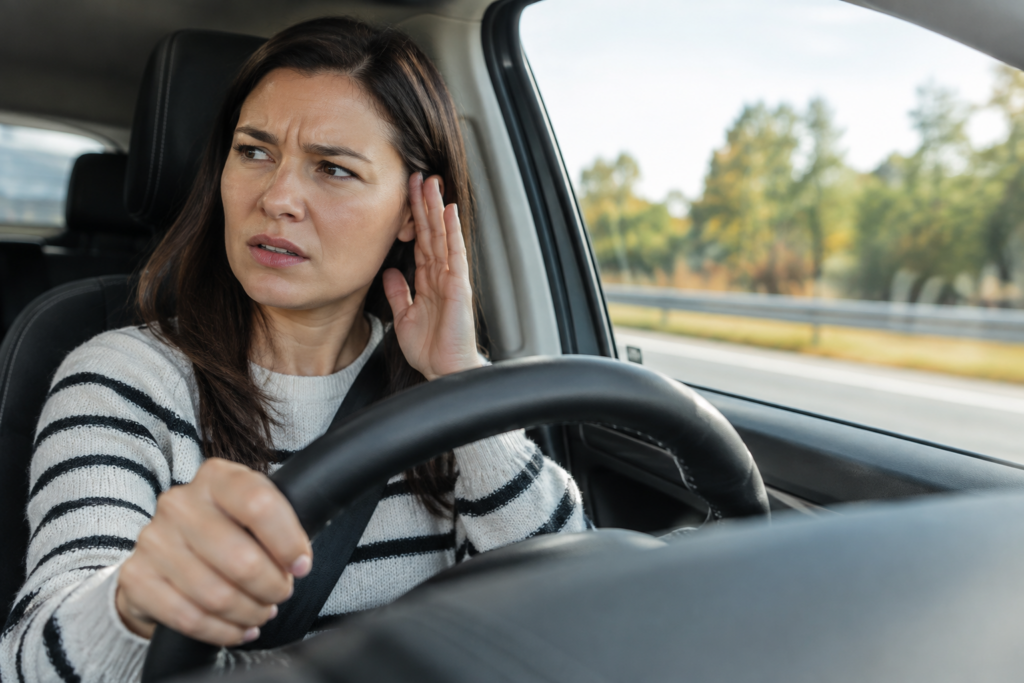 Driver Noticing Tire Noise