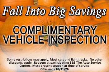 Complimentary Vehicle Inspection offer