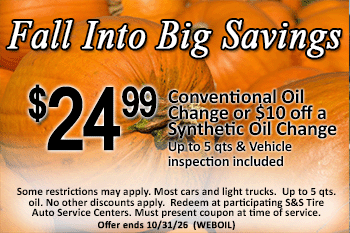 $24.99 conventional oil change coupon